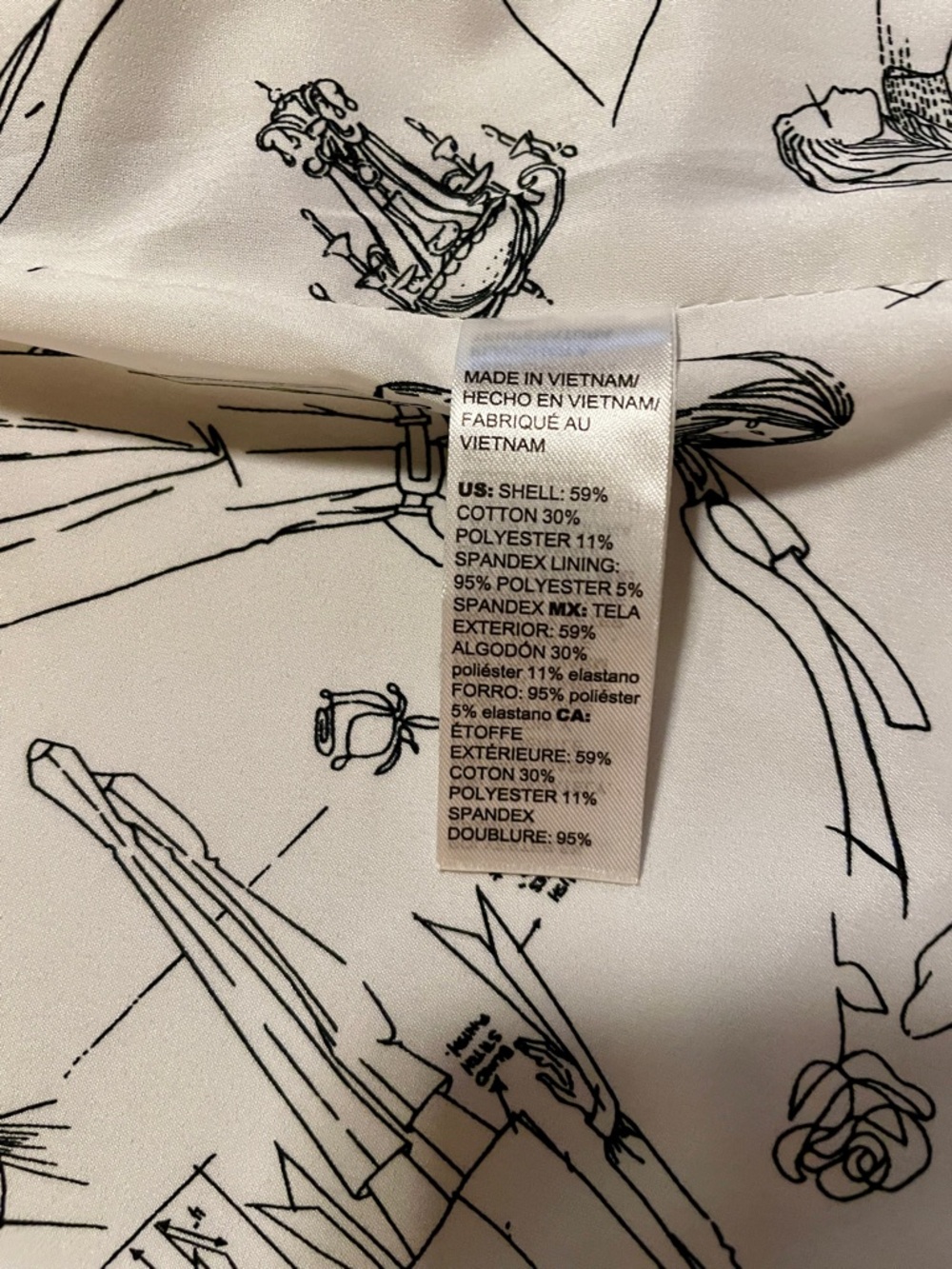 White House Black Market Double-Breasted Periwinkle Studio Blazer NWOT size 16 - Picture 11 of 11